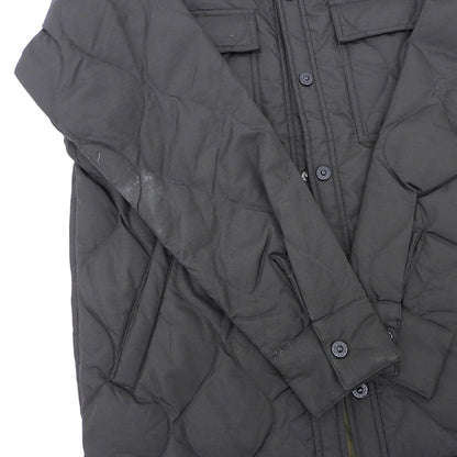 TAION タイオン 美品 ミリタリー CPOシャツジャケット ダウン ジャケット メンズ ブラック S TAION-109CPOSHML-1 ジャケット
