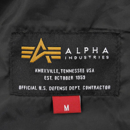 ALPHA INDUSTRIES アルファインダストリーズ キルトフードジャケット メンズ ブラック M ジャケット ジャケット