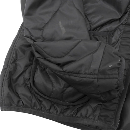 ALPHA INDUSTRIES アルファインダストリーズ キルトフードジャケット メンズ ブラック M ジャケット ジャケット