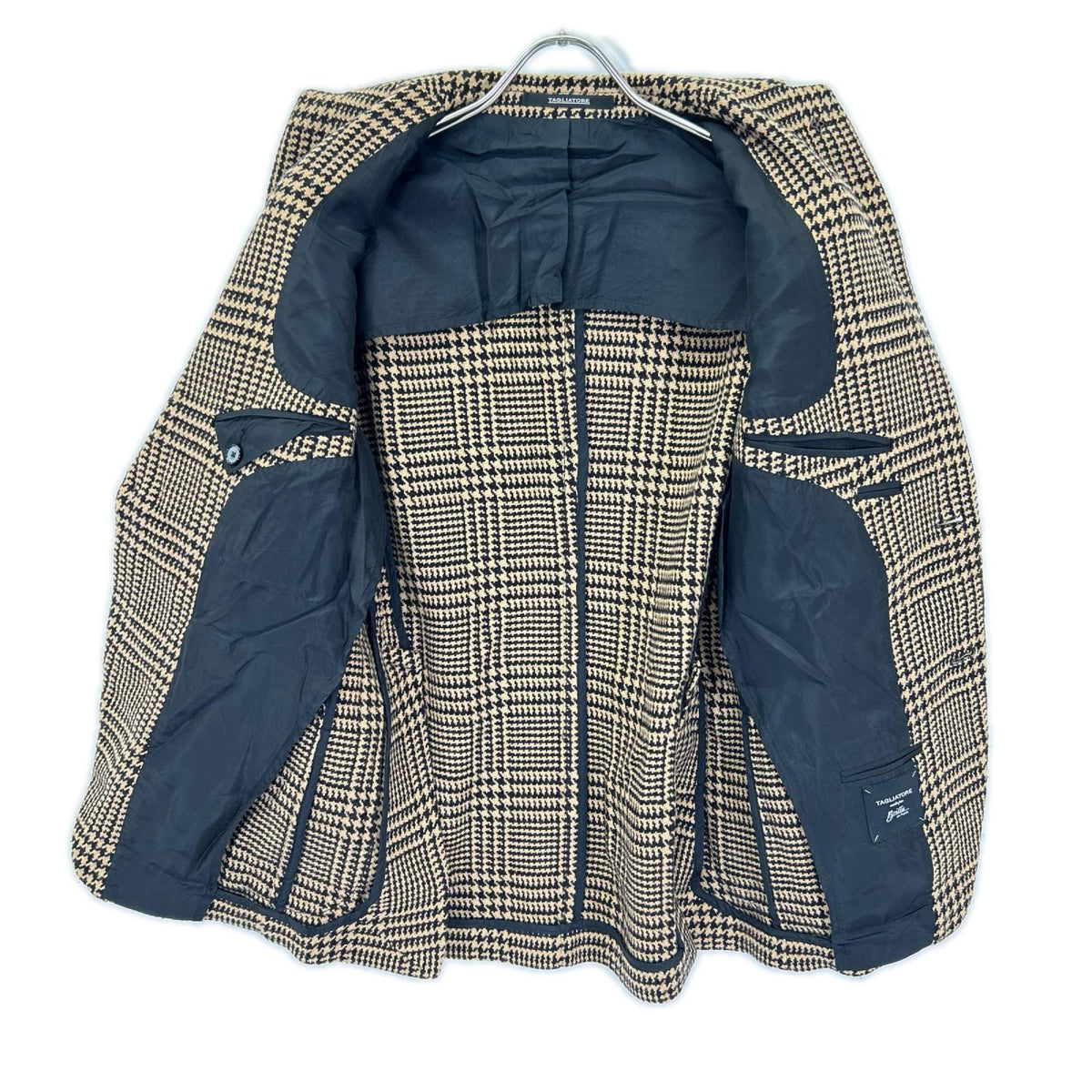 TAGLIATORE タリアトーレ 1SBM22K ×ブリッラペルリルグスト ハウンドトゥース シングルジャケット ジャケット