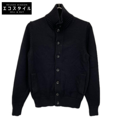 ZANONE ザノーネ CHIOTO ブラック ウール スタンドカラーニットジャケット ジャケット
