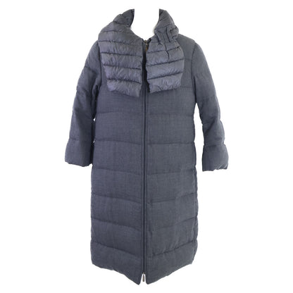 MONCLER モンクレール CHANVRE ダウンライナー付 ノーカラーダウン コート