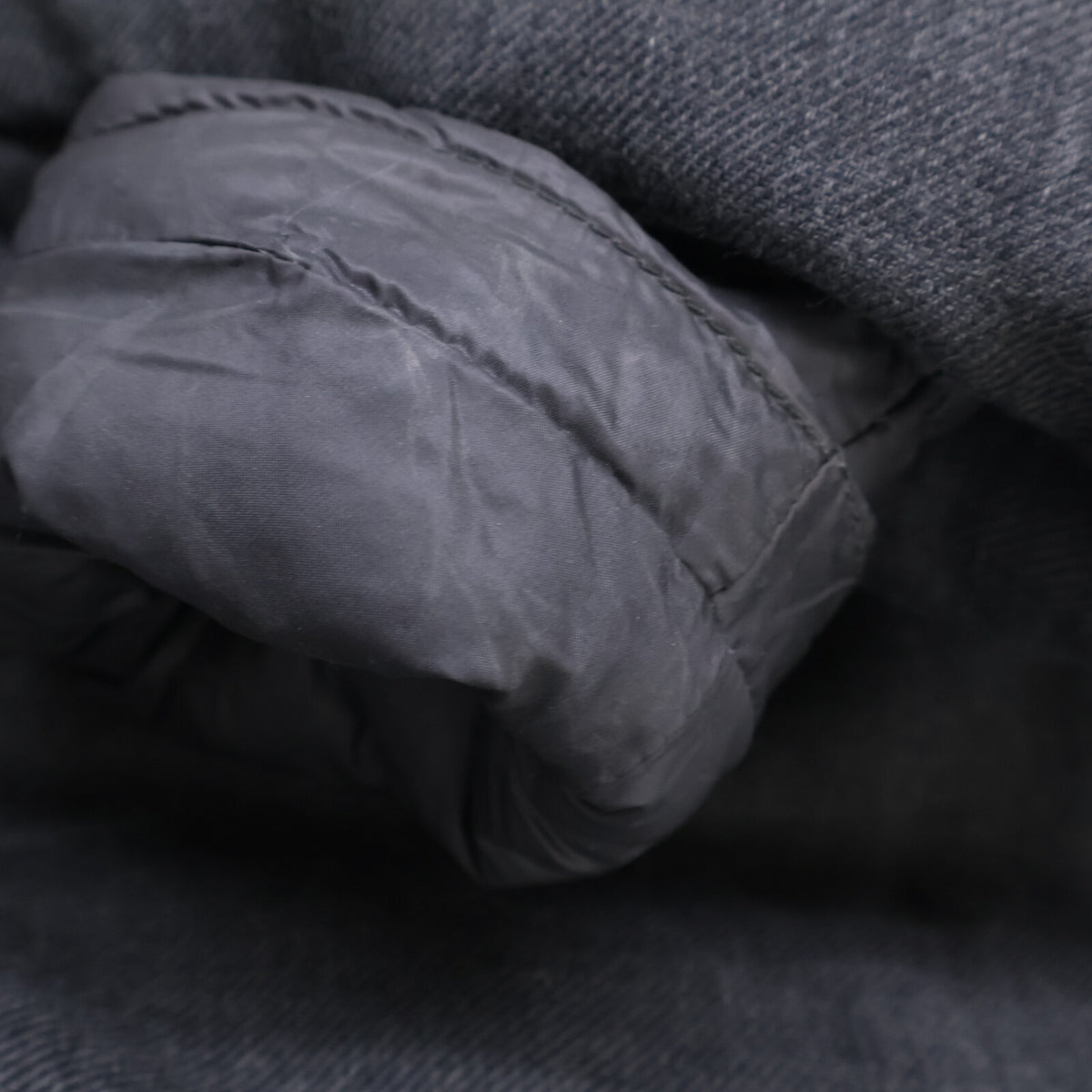 MONCLER モンクレール CHANVRE ダウンライナー付 ノーカラーダウン コート