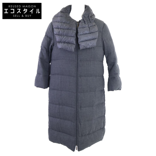MONCLER モンクレール CHANVRE ダウンライナー付 ノーカラーダウン コート
