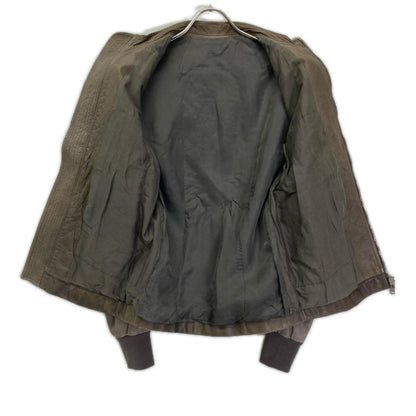 Rick Owens リックオウエンス 12SS RU3763 インターシャレザーブルゾン/シングルライダース ジャケット