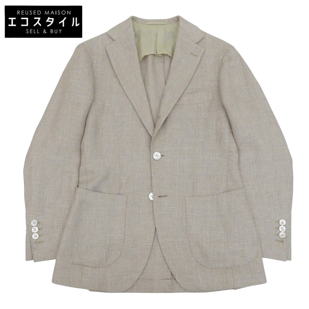 Brilla per il gusto ブリッラ ペル イル グスト FERLA ミックス ソリッド ジャケット メンズ ベージュ 42 24-16-1646-015 ジャケット