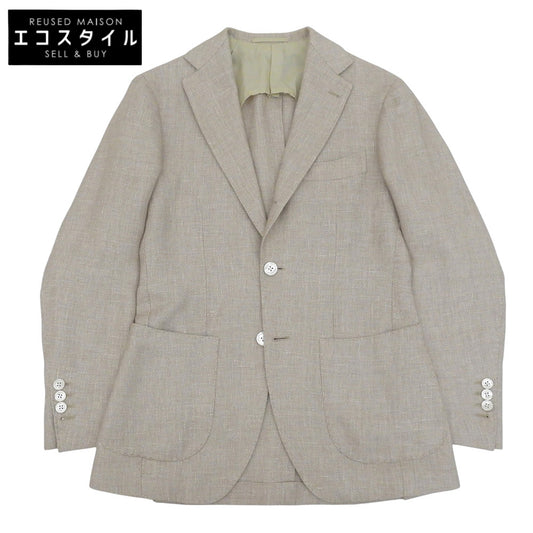 Brilla per il gusto ブリッラ ペル イル グスト FERLA ミックス ソリッド ジャケット メンズ ベージュ 42 24-16-1646-015 ジャケット