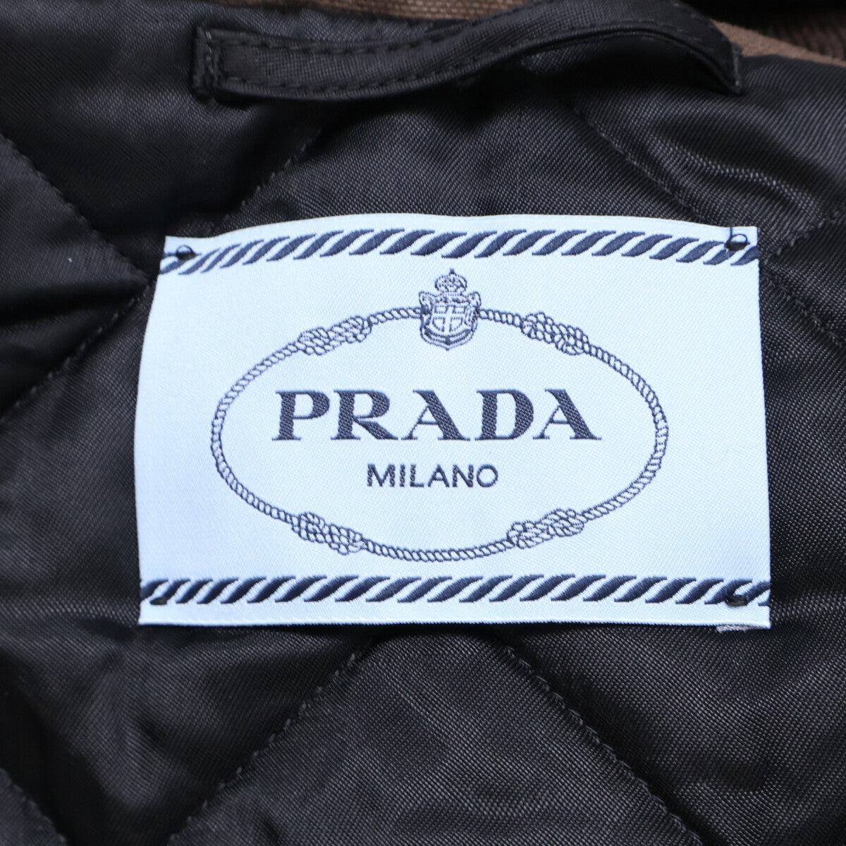 PRADA プラダ 【美品/国内正規】292241 シープスキンファーカラー付 コットン ジャケット ジャケット