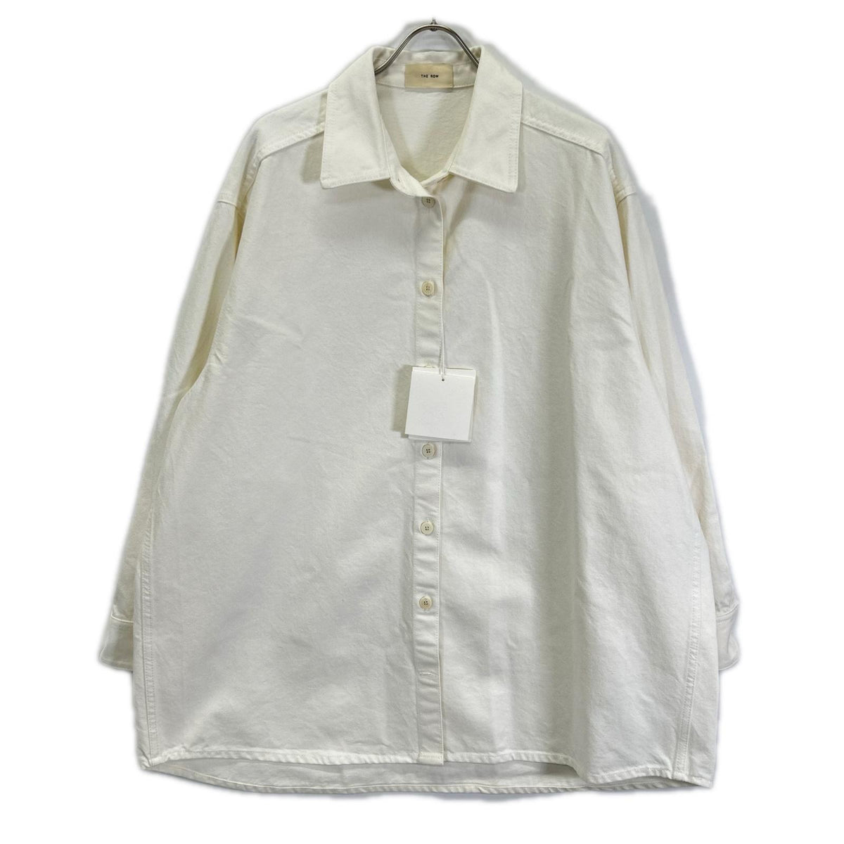 THE ROW ザ ロウ 5947 W1493 FRANNIE SHIRT フランニーシャツ ホワイト トップス