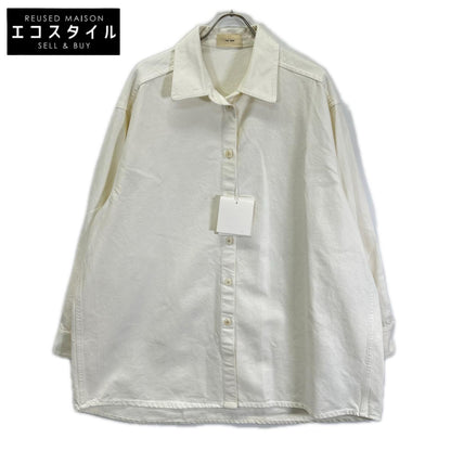 THE ROW ザ ロウ 5947 W1493 FRANNIE SHIRT フランニーシャツ ホワイト トップス