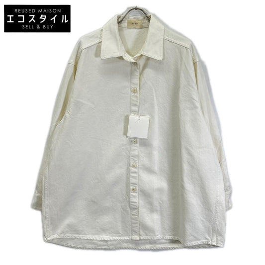 THE ROW ザ ロウ 5947 W1493 FRANNIE SHIRT フランニーシャツ ホワイト トップス