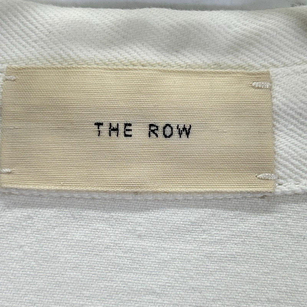 THE ROW ザ ロウ 5947 W1493 FRANNIE SHIRT フランニーシャツ ホワイト トップス