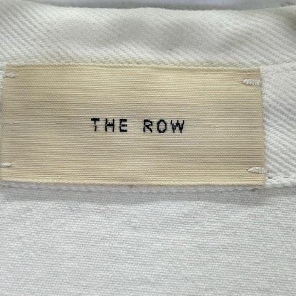 THE ROW ザ ロウ 5947 W1493 FRANNIE SHIRT フランニーシャツ ホワイト トップス