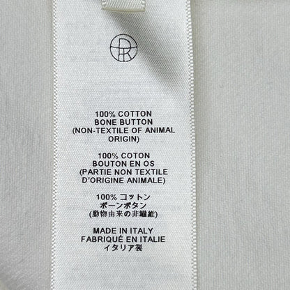 THE ROW ザ ロウ 5947 W1493 FRANNIE SHIRT フランニーシャツ ホワイト トップス