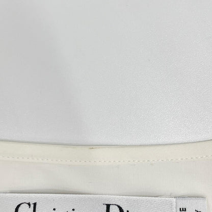 Christian Dior クリスチャンディオール 7A21504B1356 ホワイト ワッペン ノースリーブ シャツ トップス