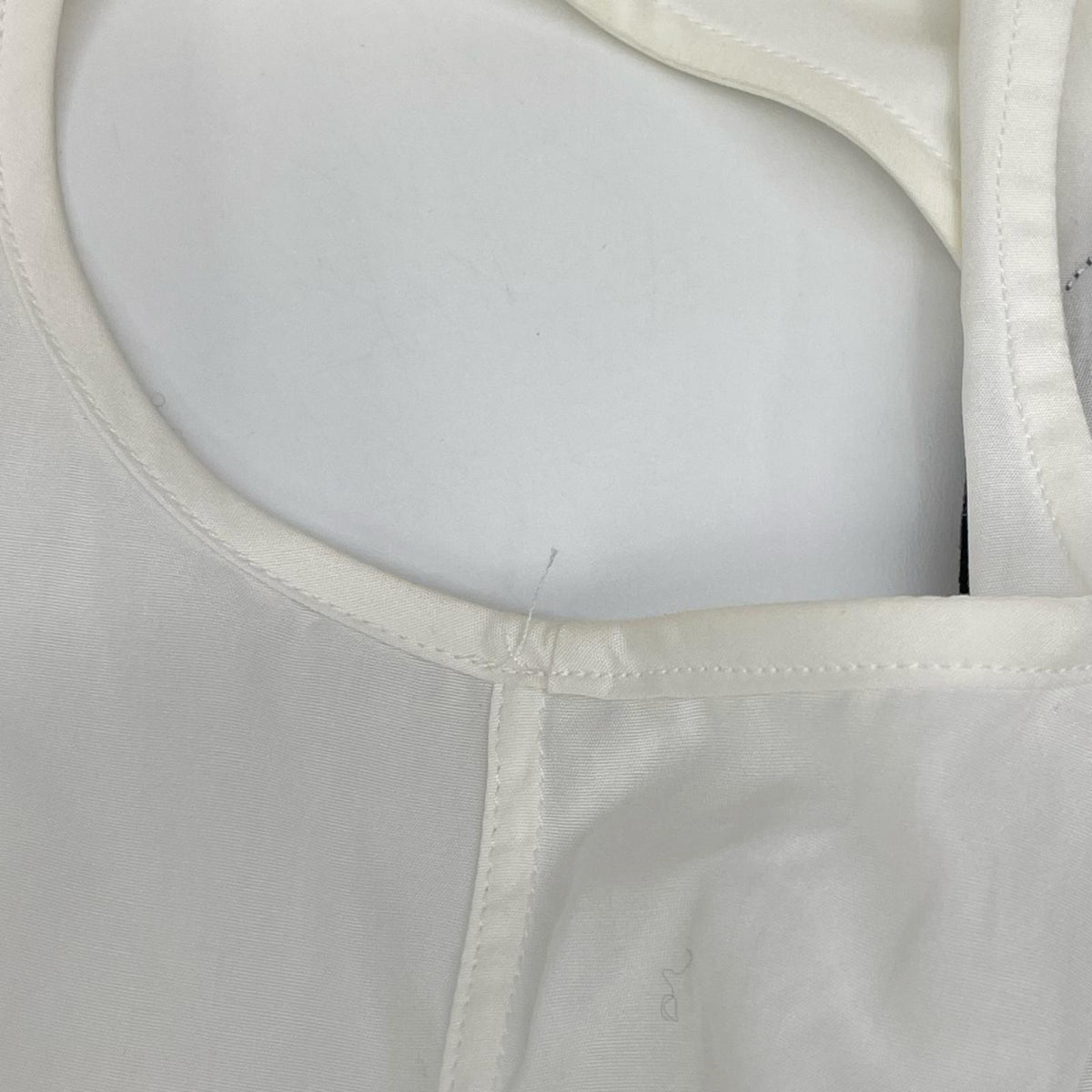 Christian Dior クリスチャンディオール 7A21504B1356 ホワイト ワッペン ノースリーブ シャツ トップス