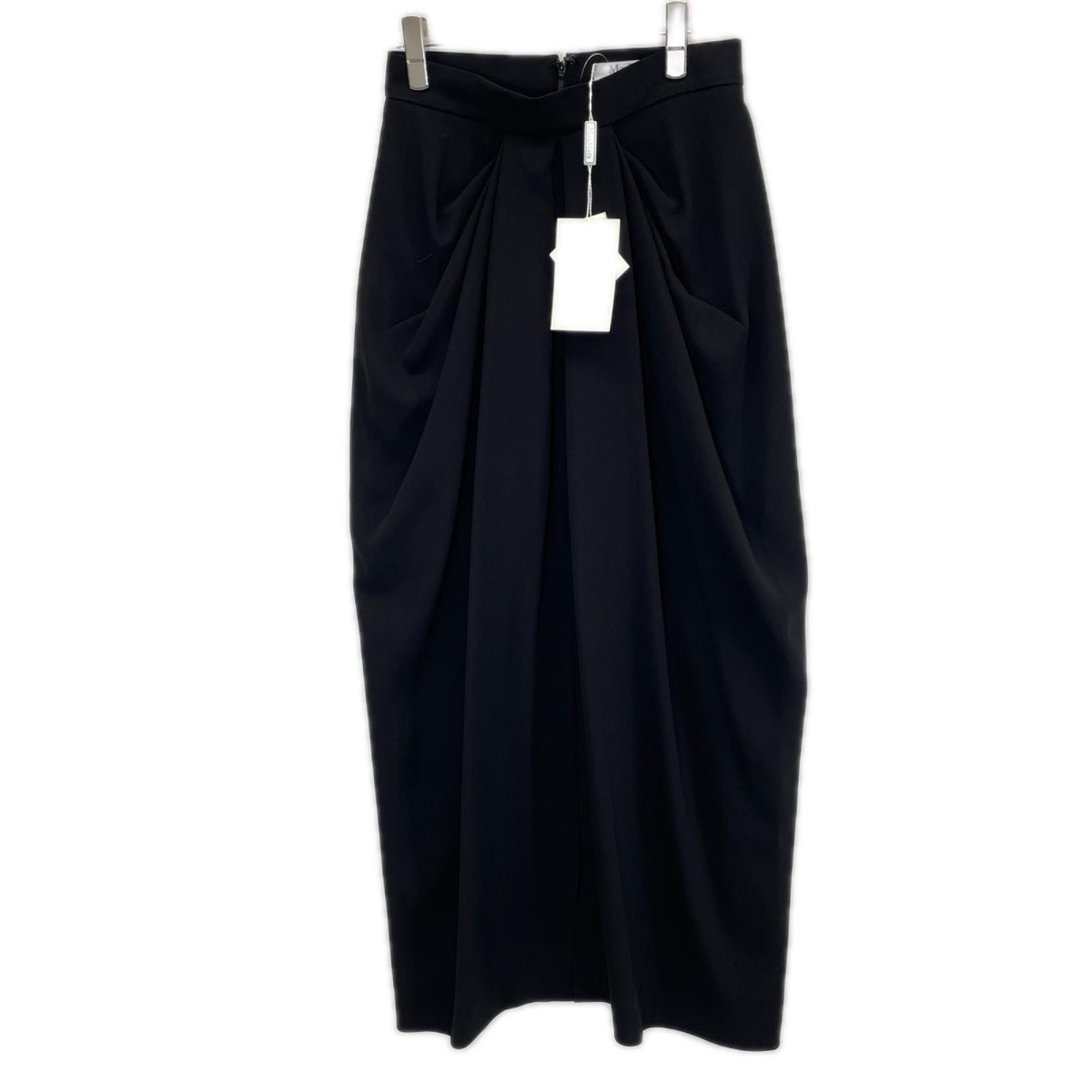 Max Mara マックスマーラ 2511101021 RIDENTE ブラック ドレープスカート スカート