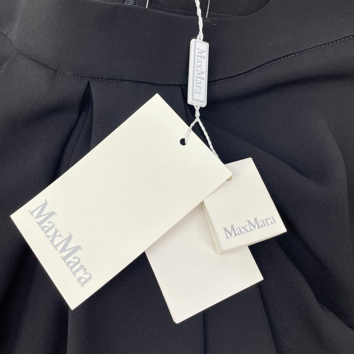 Max Mara マックスマーラ 2511101021 RIDENTE ブラック ドレープスカート スカート