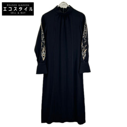 MURRAL ミューラル 253-1102 Petal sleeve lace dress ブラック レースドレス ワンピース