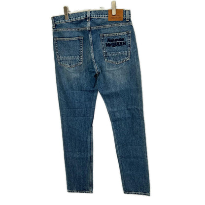 ALEXANDER McQUEEN アレキサンダーマックイーン 683031 ORGANIC JAPANES ロゴデザイン デニム ボトムス