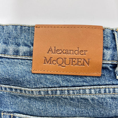 ALEXANDER McQUEEN アレキサンダーマックイーン 683031 ORGANIC JAPANES ロゴデザイン デニム ボトムス
