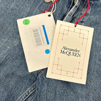 ALEXANDER McQUEEN アレキサンダーマックイーン 683031 ORGANIC JAPANES ロゴデザイン デニム ボトムス