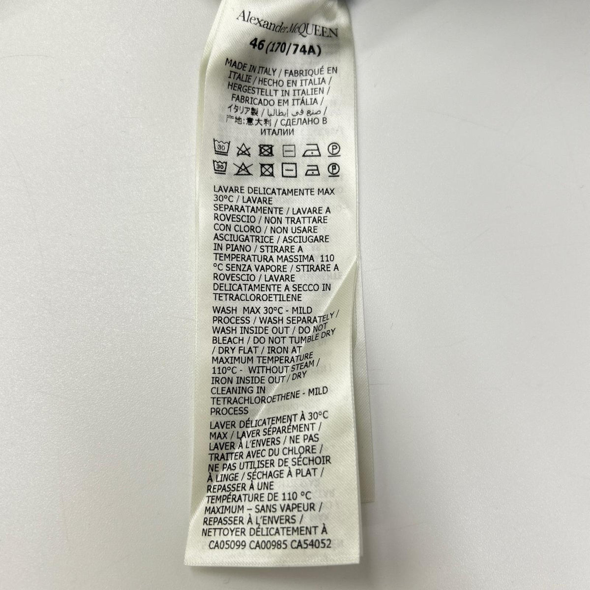 ALEXANDER McQUEEN アレキサンダーマックイーン 683031 ORGANIC JAPANES ロゴデザイン デニム ボトムス