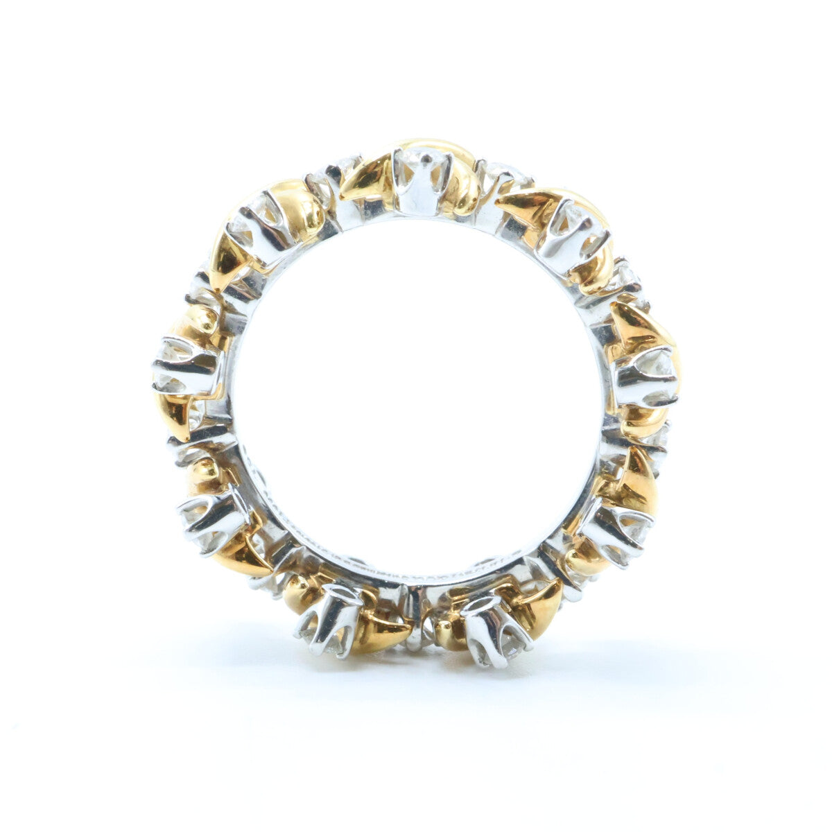 TIFFANY&Co. ティファニー K18×PT900 ジャン・シュランバージェ レア クロス リング リング 指輪