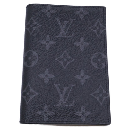 LOUIS VUITTON ルイヴィトン 美品 M64501 モノグラムエクリプス クーヴェルテュール パスポール NM パスポートカバー カードケース