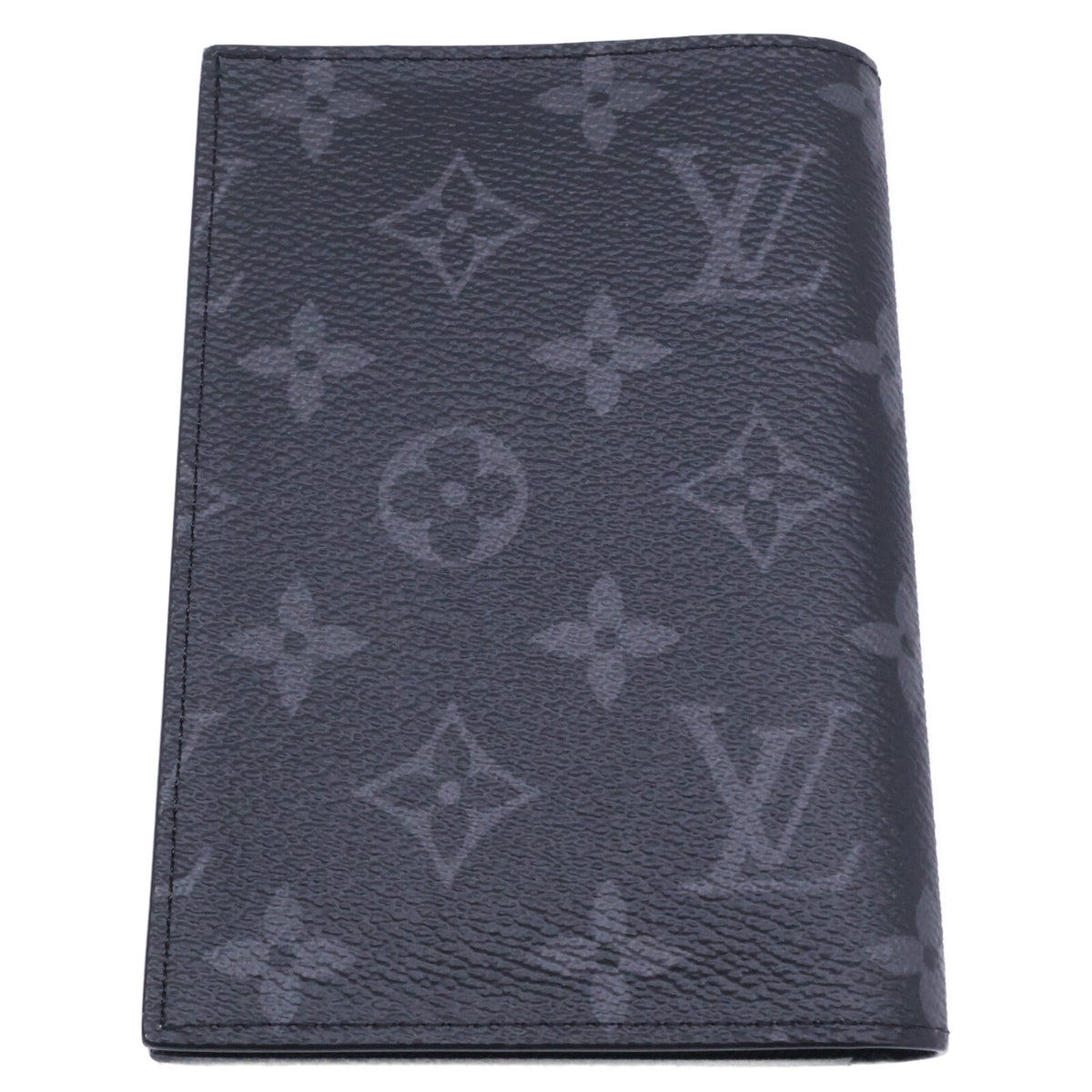LOUIS VUITTON ルイヴィトン 美品 M64501 モノグラムエクリプス クーヴェルテュール パスポール NM パスポートカバー カードケース