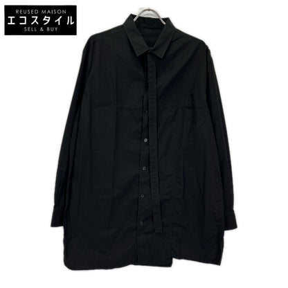 Yohji Yamamoto POUR HOMME ヨウジヤマモトプールオム HZ-B05-001 チェーンステッチ ブロード タブカラー シャツ トップス