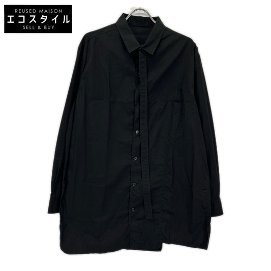 Yohji Yamamoto POUR HOMME ヨウジヤマモトプールオム HZ-B05-001 チェーンステッチ ブロード タブカラー シャツ トップス