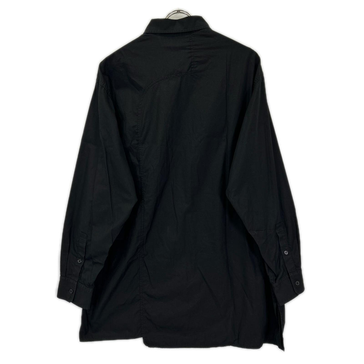 Yohji Yamamoto POUR HOMME ヨウジヤマモトプールオム HZ-B05-001 チェーンステッチ ブロード タブカラー シャツ トップス