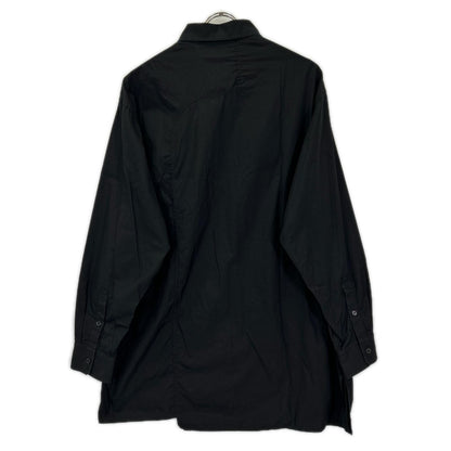 Yohji Yamamoto POUR HOMME ヨウジヤマモトプールオム HZ-B05-001 チェーンステッチ ブロード タブカラー シャツ トップス