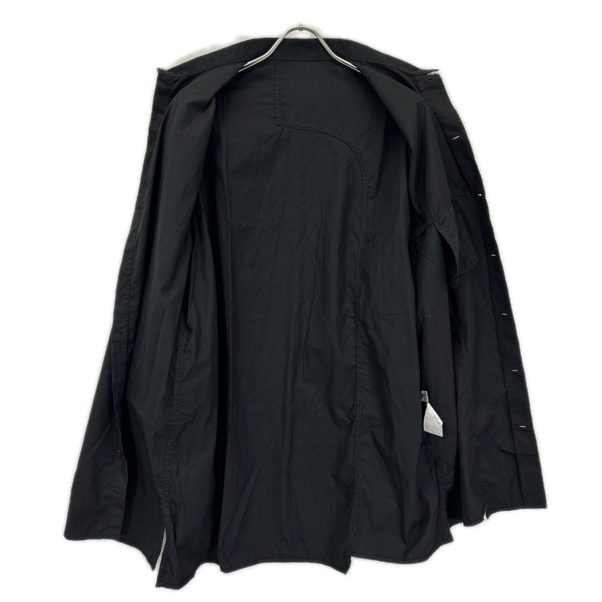 Yohji Yamamoto POUR HOMME ヨウジヤマモトプールオム HZ-B05-001 チェーンステッチ ブロード タブカラー シャツ トップス