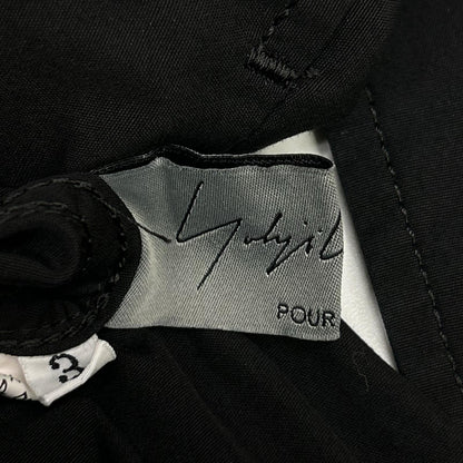 Yohji Yamamoto POUR HOMME ヨウジヤマモトプールオム HZ-B05-001 チェーンステッチ ブロード タブカラー シャツ トップス