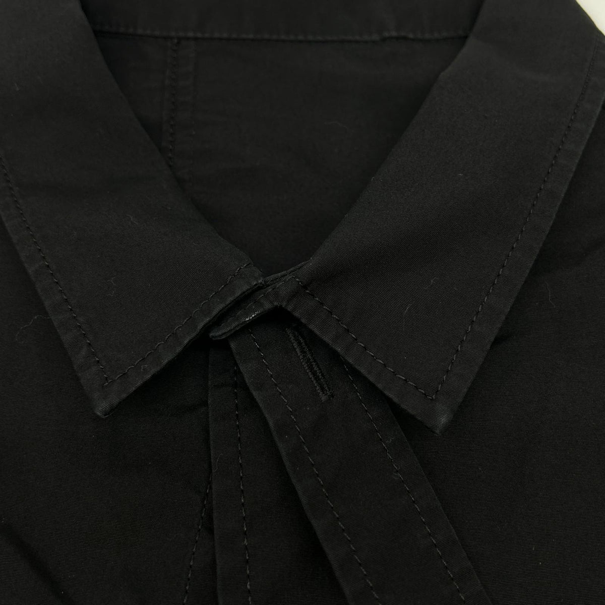 Yohji Yamamoto POUR HOMME ヨウジヤマモトプールオム HZ-B05-001 チェーンステッチ ブロード タブカラー シャツ トップス