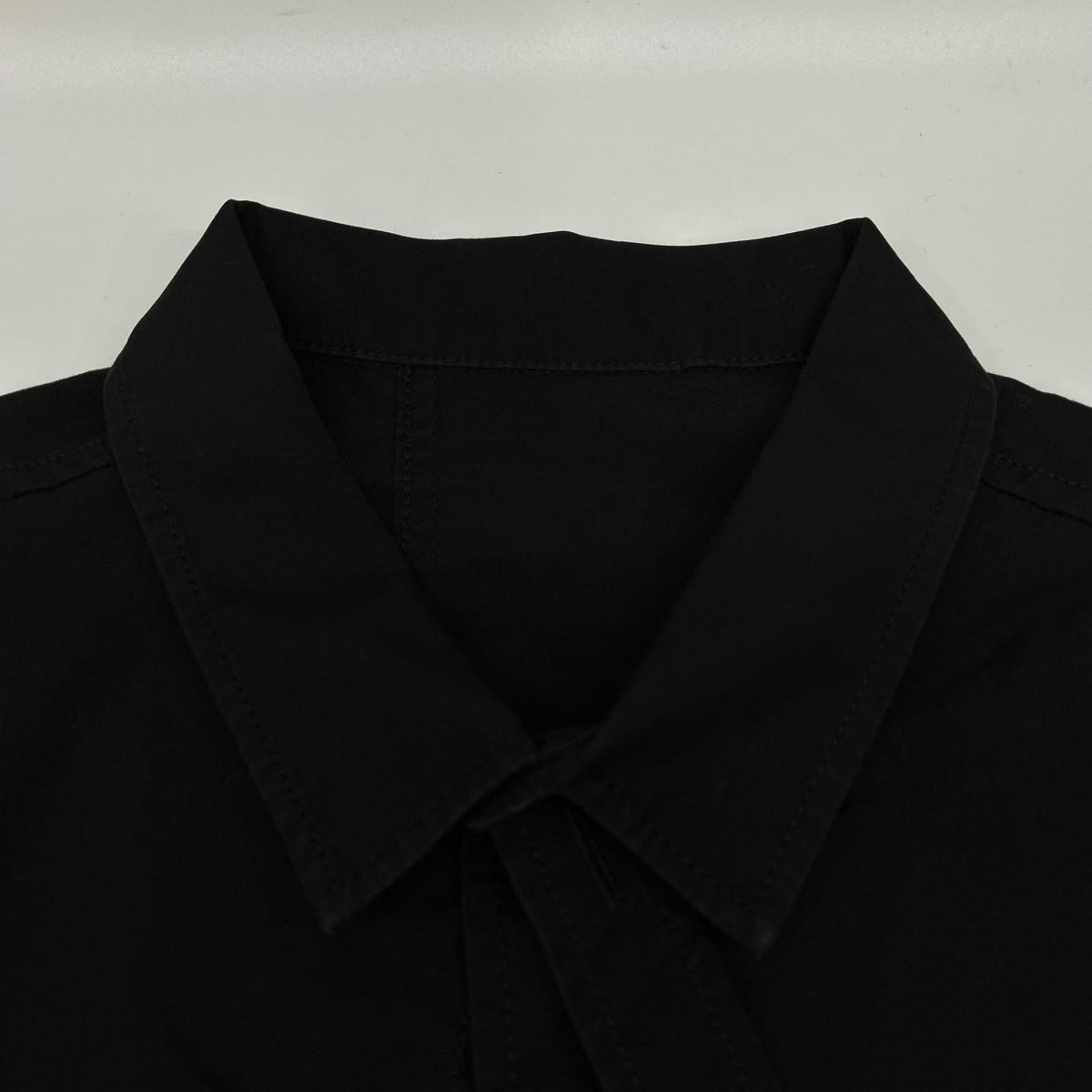 Yohji Yamamoto POUR HOMME ヨウジヤマモトプールオム HZ-B05-001 チェーンステッチ ブロード タブカラー シャツ トップス