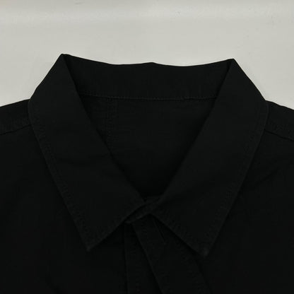 Yohji Yamamoto POUR HOMME ヨウジヤマモトプールオム HZ-B05-001 チェーンステッチ ブロード タブカラー シャツ トップス