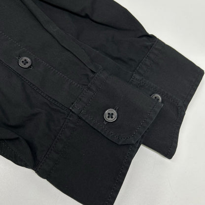 Yohji Yamamoto POUR HOMME ヨウジヤマモトプールオム HZ-B05-001 チェーンステッチ ブロード タブカラー シャツ トップス