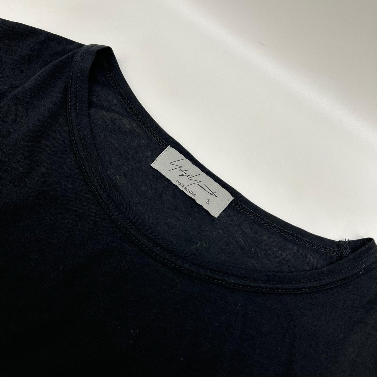Yohji Yamamoto POUR HOMME ヨウジヤマモトプールオム HP-T06-071 ディオラマ ジャージーショートスリーブビッグTシャツ トップス