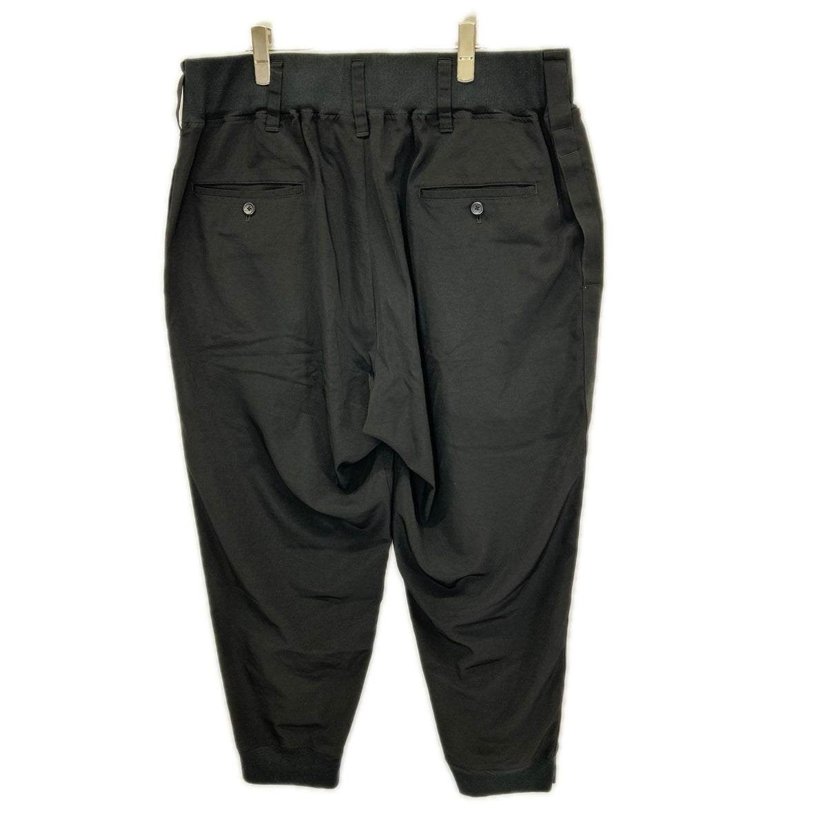 Yohji Yamamoto POUR HOMME ヨウジヤマモトプールオム HZ-P88-500 ブラック タキシードスウェットパンツ ボトムス
