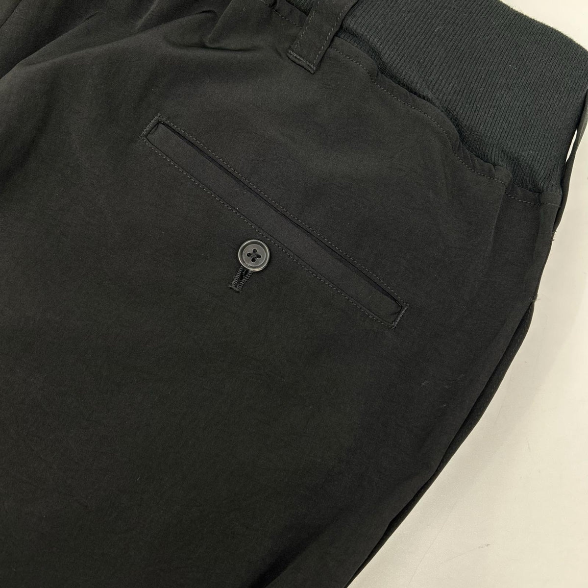 Yohji Yamamoto POUR HOMME ヨウジヤマモトプールオム HZ-P88-500 ブラック タキシードスウェットパンツ ボトムス