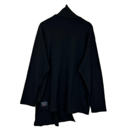 REGULATION Yohji Yamamoto レギュレーション ヨウジヤマモト 48/2MIDDLE WASHABLE DIAGONAL ハイネックニット トップス