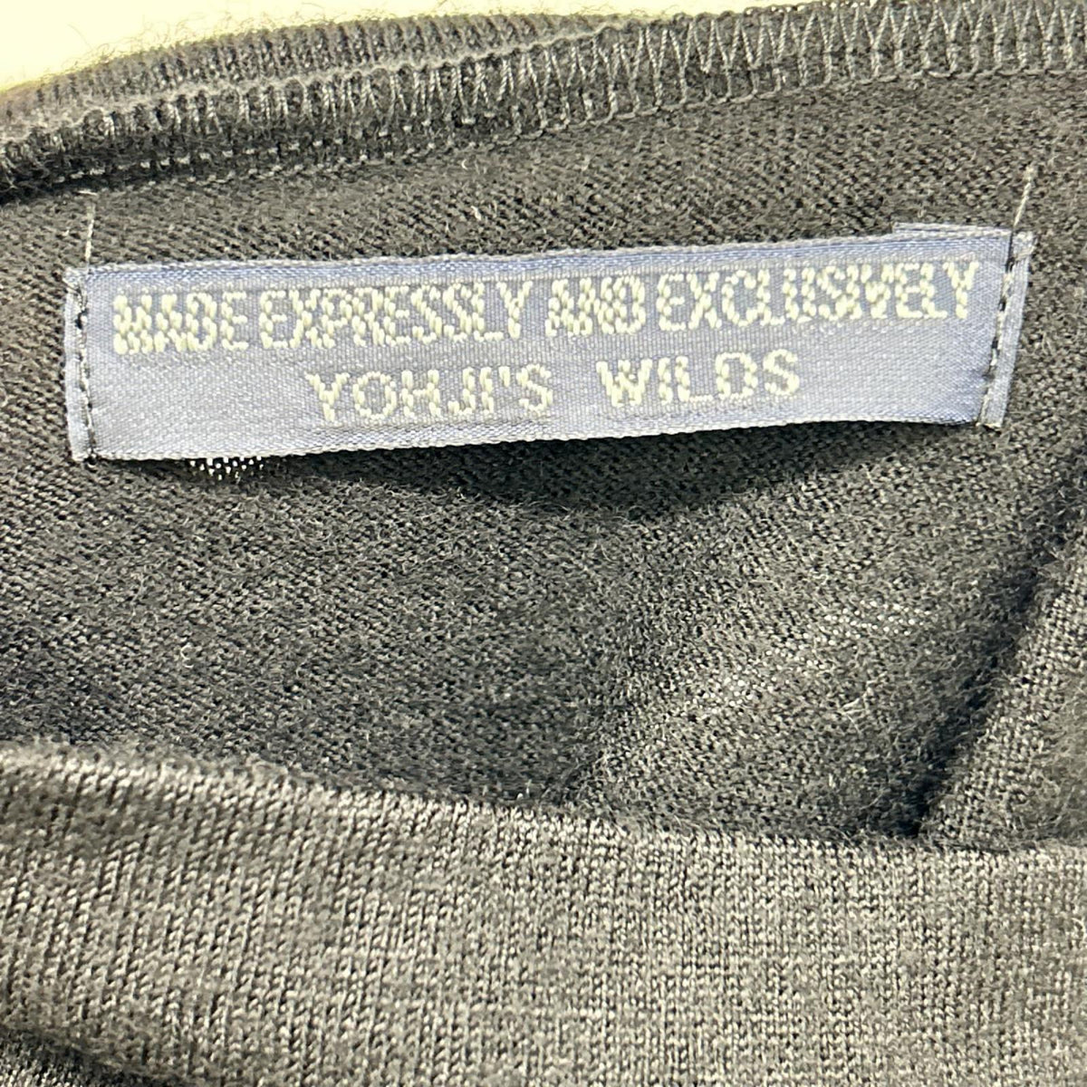 REGULATION Yohji Yamamoto レギュレーション ヨウジヤマモト 48/2MIDDLE WASHABLE DIAGONAL ハイネックニット トップス