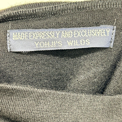 REGULATION Yohji Yamamoto レギュレーション ヨウジヤマモト 48/2MIDDLE WASHABLE DIAGONAL ハイネックニット トップス