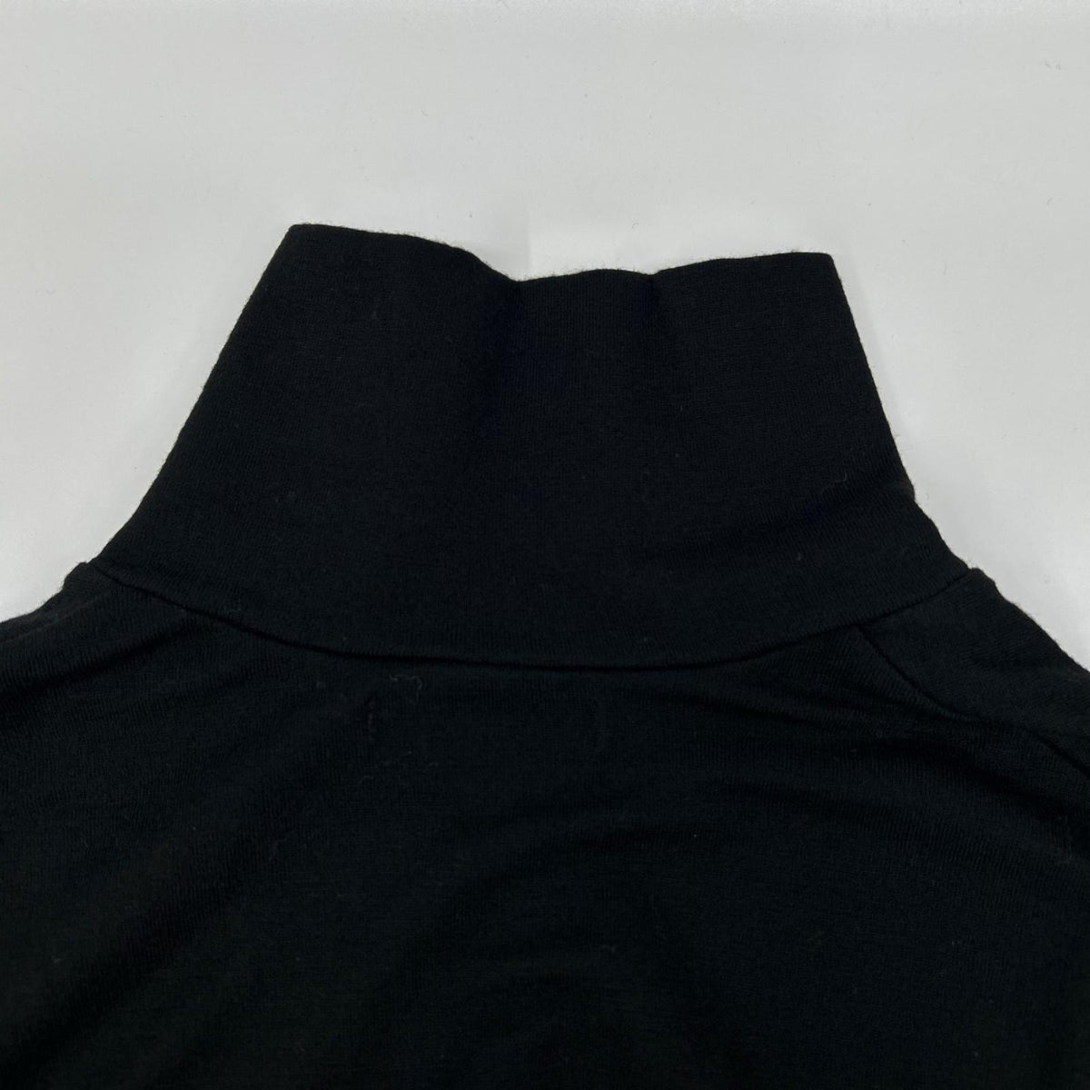 REGULATION Yohji Yamamoto レギュレーション ヨウジヤマモト 48/2MIDDLE WASHABLE DIAGONAL ハイネックニット トップス