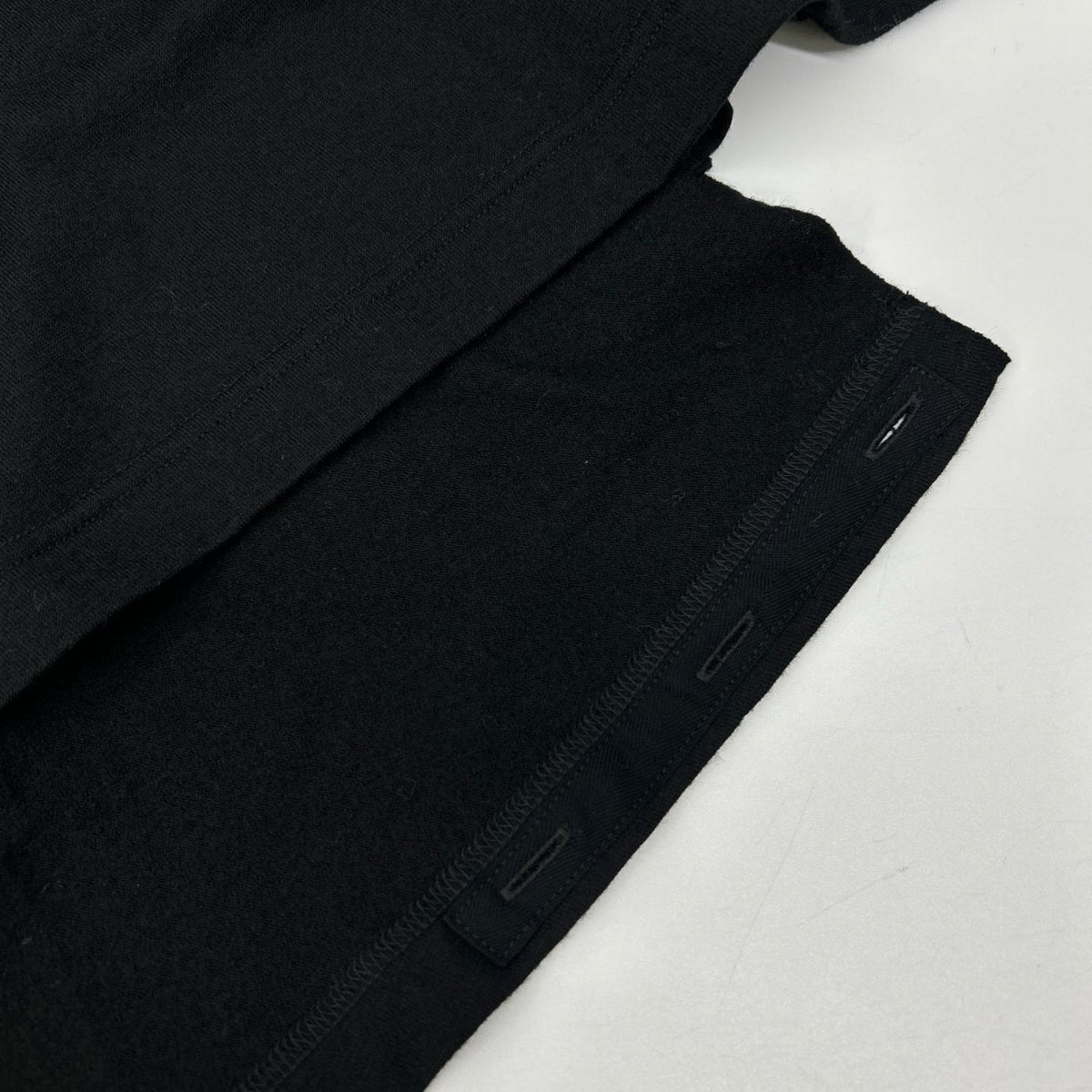 REGULATION Yohji Yamamoto レギュレーション ヨウジヤマモト 48/2MIDDLE WASHABLE DIAGONAL ハイネックニット トップス