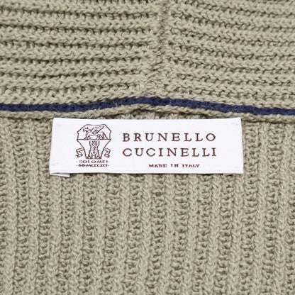 BRUNELLO CUCINELLI ブルネロクチネリ 【美品/国内正規】M2W70600 メタルボタン コットン リブニット カーディガン トップス