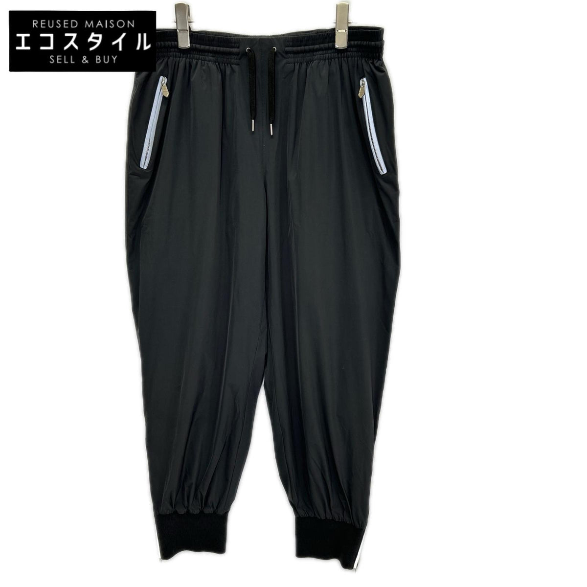 HERMES エルメス 21-5535 グレー ナイロン イージージョガーパンツ ボトムス